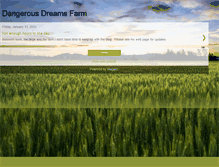 Tablet Screenshot of dangerousdreamsfarm.blogspot.com