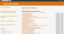 Desktop Screenshot of memurhaberleri.blogspot.com