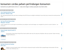 Tablet Screenshot of konsumenpahamperlindungan.blogspot.com