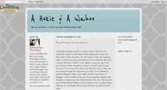 Desktop Screenshot of ahokieandawahoo.blogspot.com