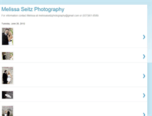 Tablet Screenshot of melissaseitzphotography.blogspot.com