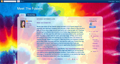 Desktop Screenshot of meetthefosters3.blogspot.com