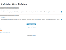 Tablet Screenshot of englishforlittlechildren.blogspot.com