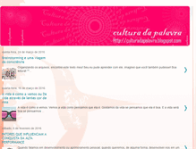 Tablet Screenshot of culturadapalavra.blogspot.com