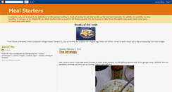 Desktop Screenshot of mealstarters.blogspot.com