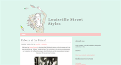 Desktop Screenshot of louisvillefashion.blogspot.com