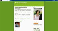 Desktop Screenshot of omeumundomagico.blogspot.com