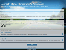 Tablet Screenshot of deerpathmanor.blogspot.com
