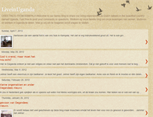Tablet Screenshot of messagesfromuganda.blogspot.com