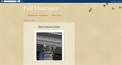 Desktop Screenshot of full-insurance.blogspot.com