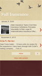 Mobile Screenshot of full-insurance.blogspot.com