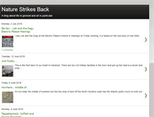 Tablet Screenshot of naturestrikesback.blogspot.com