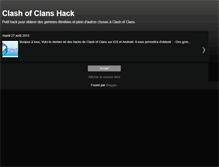 Tablet Screenshot of hackclashofclans.blogspot.com