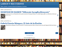 Tablet Screenshot of librosyrecuerdos.blogspot.com