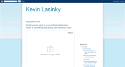 Desktop Screenshot of kevinlasinky.blogspot.com