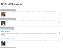 Tablet Screenshot of infosendiri.blogspot.com