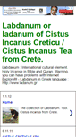 Mobile Screenshot of labdanum-creta.blogspot.com