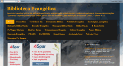 Desktop Screenshot of biblioteca-evangelica.blogspot.com