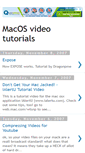 Mobile Screenshot of macos-tutorials.blogspot.com