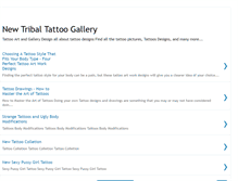 Tablet Screenshot of newtribaltattoogallery.blogspot.com