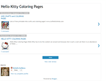 Tablet Screenshot of hellokittycoloring.blogspot.com