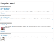 Tablet Screenshot of kumpulan-award.blogspot.com