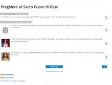 Tablet Screenshot of devozionealsacrocuore.blogspot.com