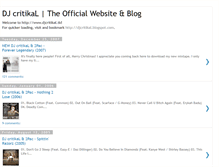 Tablet Screenshot of djcritikal.blogspot.com