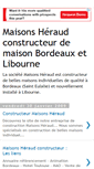 Mobile Screenshot of constructeur-maisons-heraud.blogspot.com