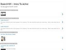 Tablet Screenshot of doarch101.blogspot.com