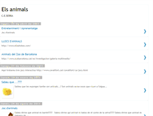Tablet Screenshot of elsanimalsserra.blogspot.com