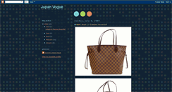 Desktop Screenshot of japanvogue.blogspot.com