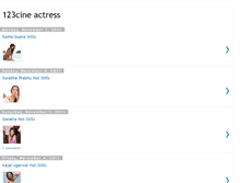 Tablet Screenshot of 123cineactress.blogspot.com