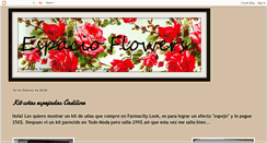 Desktop Screenshot of espacioflowers.blogspot.com