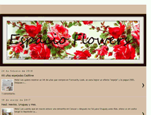 Tablet Screenshot of espacioflowers.blogspot.com