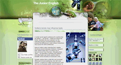 Desktop Screenshot of junior-english.blogspot.com