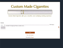 Tablet Screenshot of custommadecigarettes.blogspot.com
