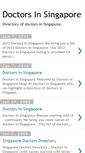 Mobile Screenshot of doctors-in-singapore.blogspot.com