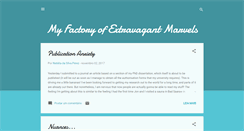 Desktop Screenshot of extravagantmarvelfactory.blogspot.com