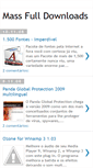 Mobile Screenshot of massfulldownloads.blogspot.com