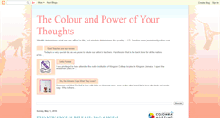 Desktop Screenshot of colorandpoweryourthoughts.blogspot.com