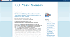 Desktop Screenshot of isupressreleases.blogspot.com