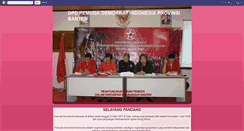 Desktop Screenshot of pemudademokratbanten.blogspot.com