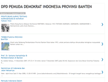 Tablet Screenshot of pemudademokratbanten.blogspot.com