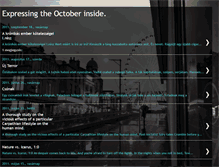 Tablet Screenshot of expressingtheoctoberinside.blogspot.com