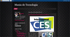 Desktop Screenshot of maniadatecnologia.blogspot.com