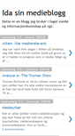 Mobile Screenshot of idasinmedieblogg.blogspot.com