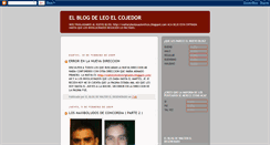 Desktop Screenshot of leoelcojedor.blogspot.com
