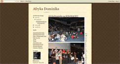 Desktop Screenshot of afrykadominika.blogspot.com