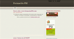 Desktop Screenshot of formacionenpsicolgia.blogspot.com